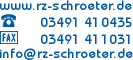 Rechenzentrum für Apotheken Hildegard Schröter Tel: 03491410435 Fax: 03491411031 Info@rz-schroeter.de